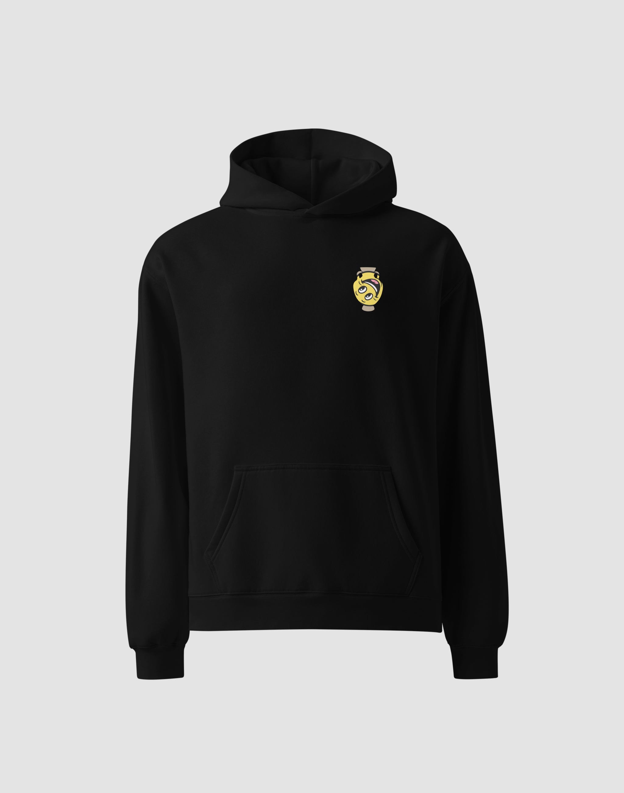 Amphora 07 black Hoodie smiley — PERAMA Odyssey