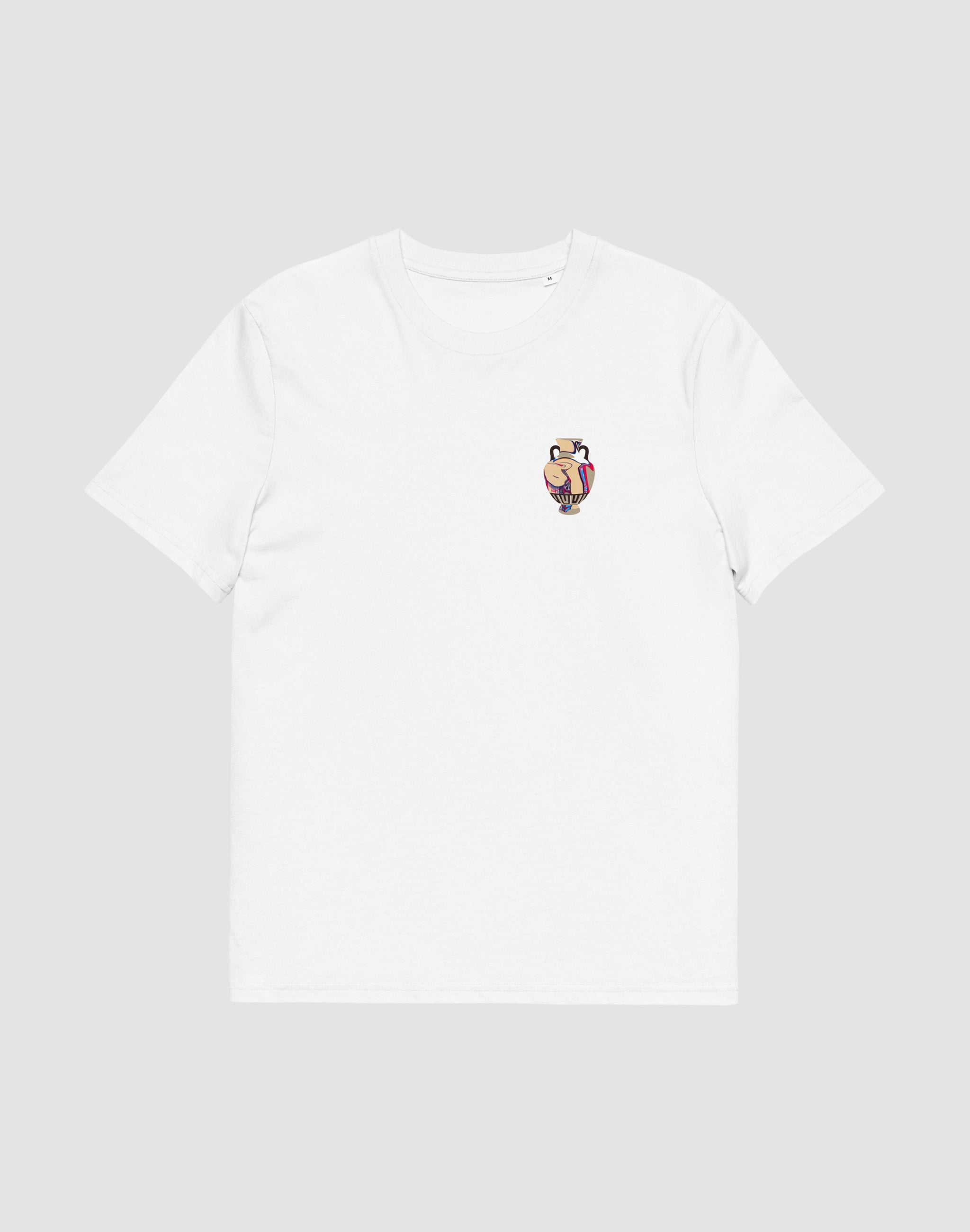 Amphora 05 T-Shirt white front print — PERAMA Odyssey