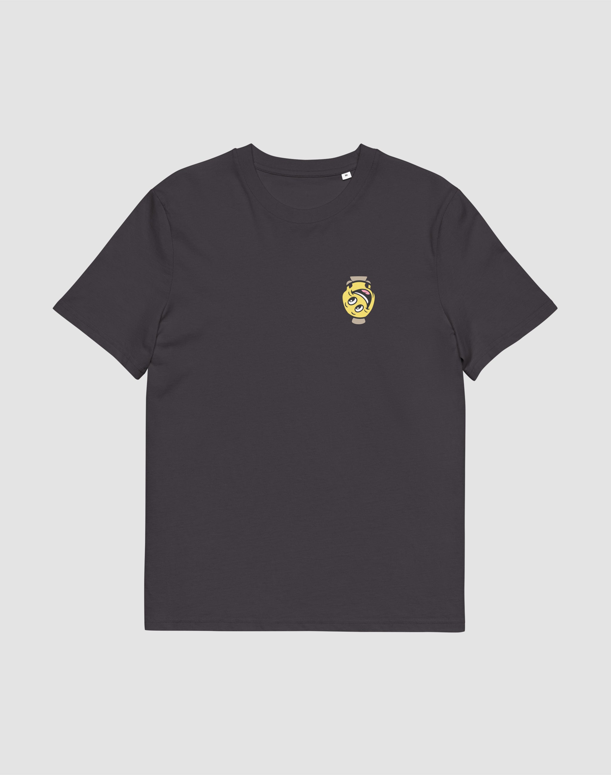 Amphora 07 T-Shirt anthracite front print — PERAMA Odyssey