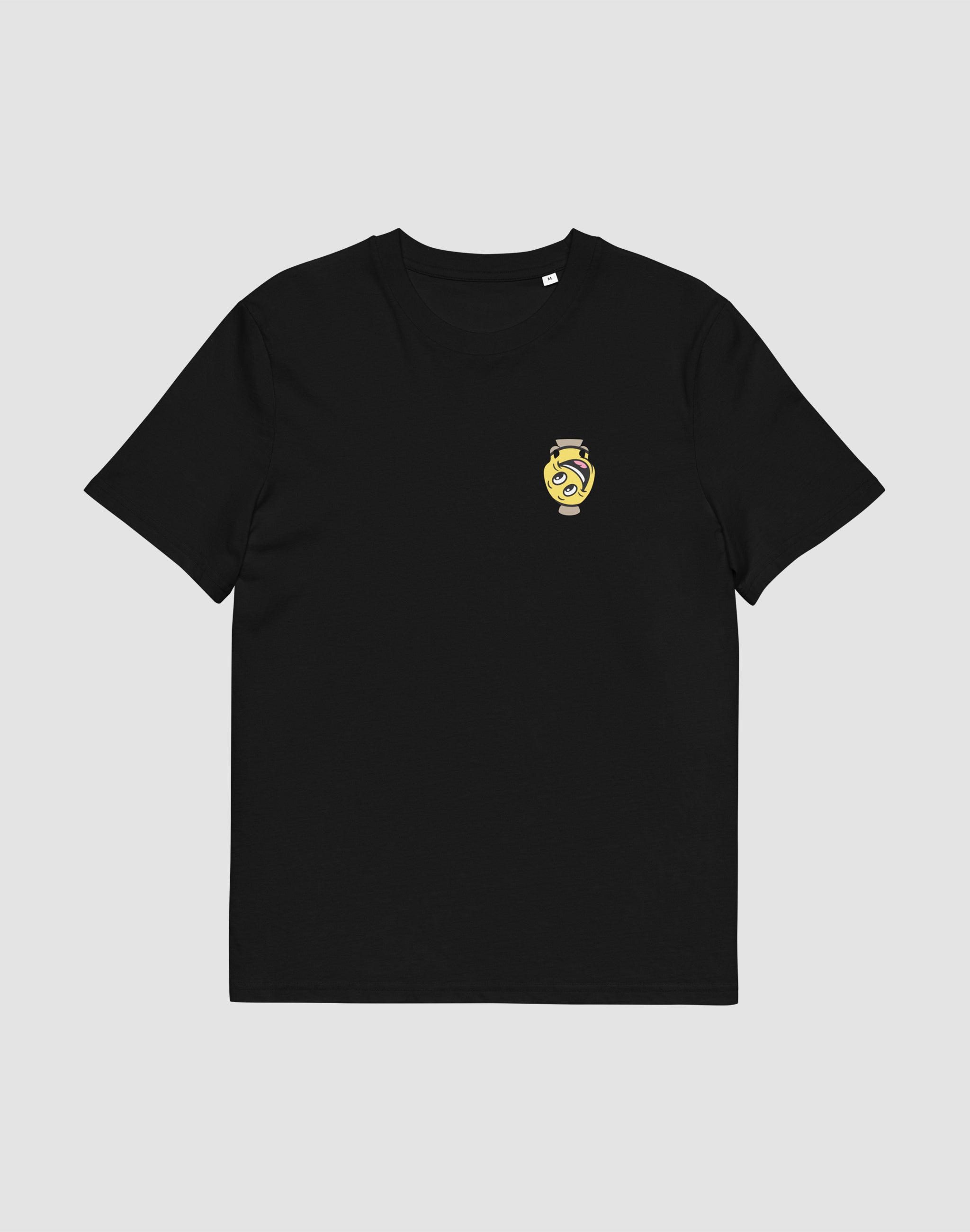 Amphora 07 T-Shirt black front print — PERAMA Odyssey