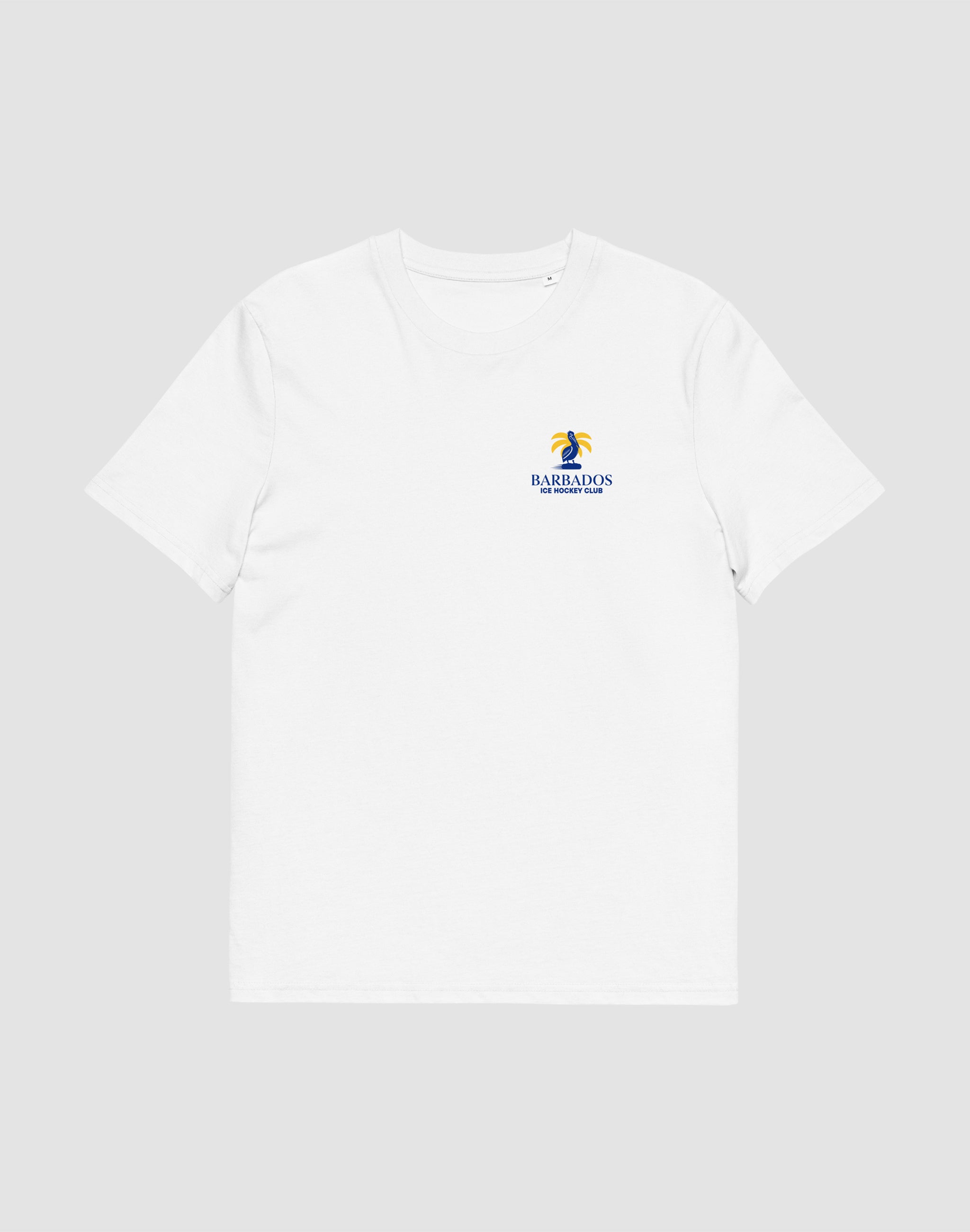 Barbados Ice Hockey Club white chest print— PERAMA Sports Federations
