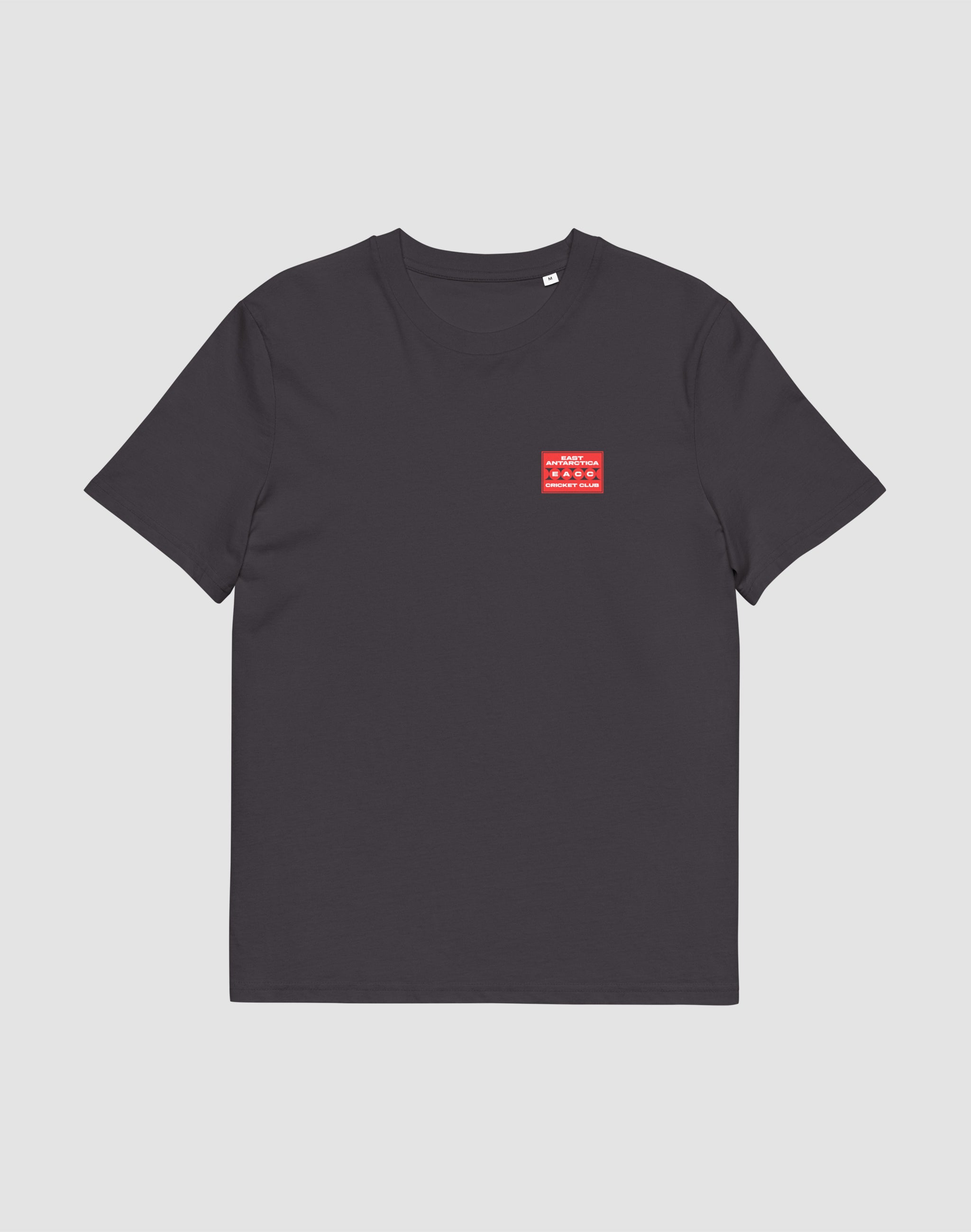 East Antarctica Cricket Uniform T-Shirt  anthracite small chest print — PERAMA Sports Federations