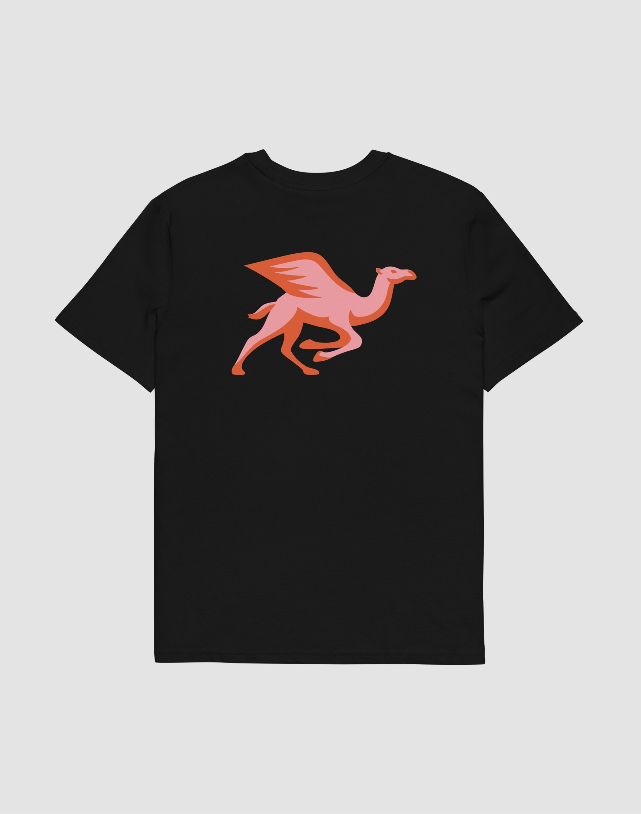 Helsinki Camel Racing League Crest black t-shirt back — PERAMA Sports Federation