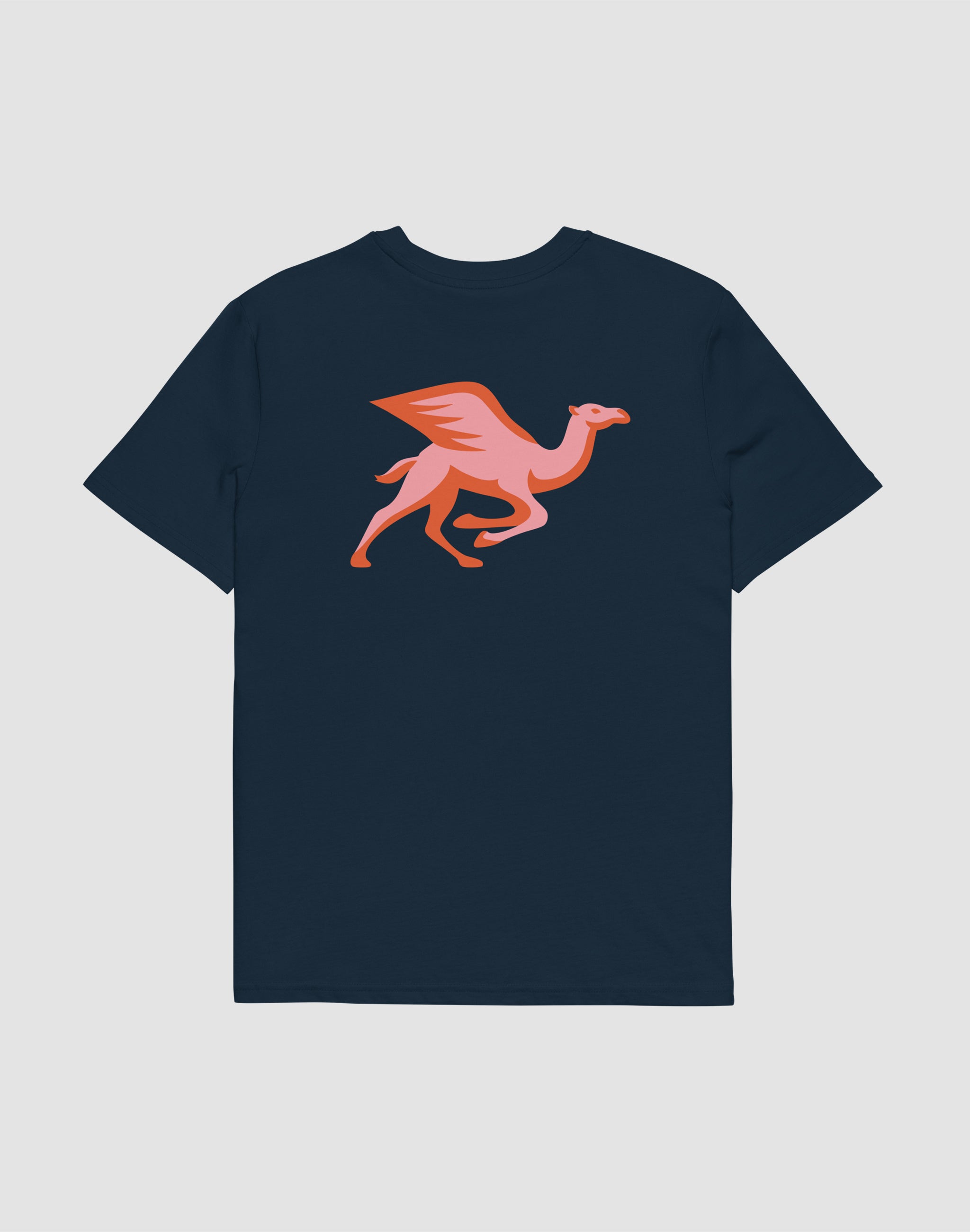 Helsinki Camel Racing League Crest french navy t-shirt back — PERAMA Sports Federation