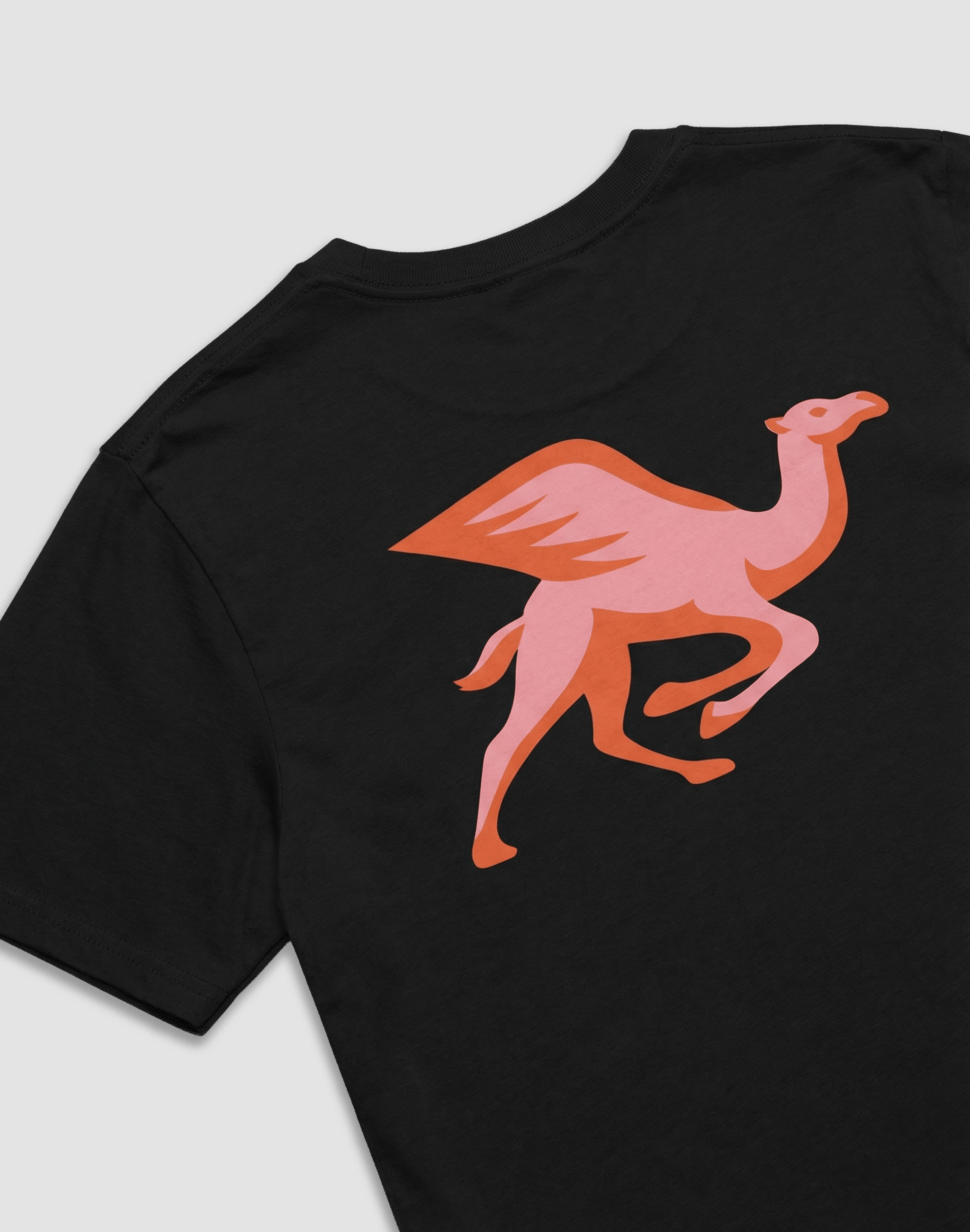 Helsinki Camel Racing League Crest black t-shirt back print — PERAMA Sports Federation