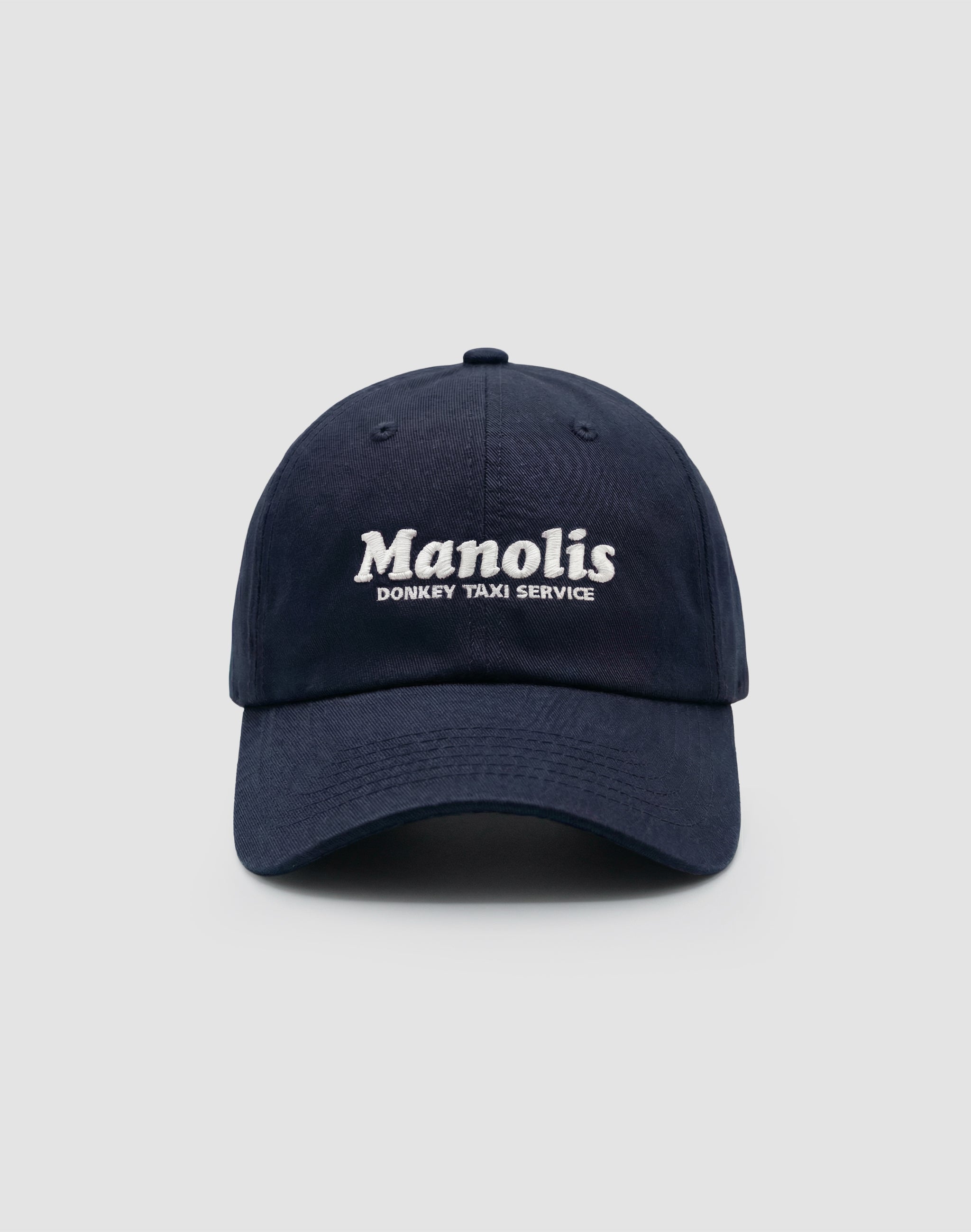 Manolis Donkey Taxi Service navy cap embroidered — PERAMA Sponsors