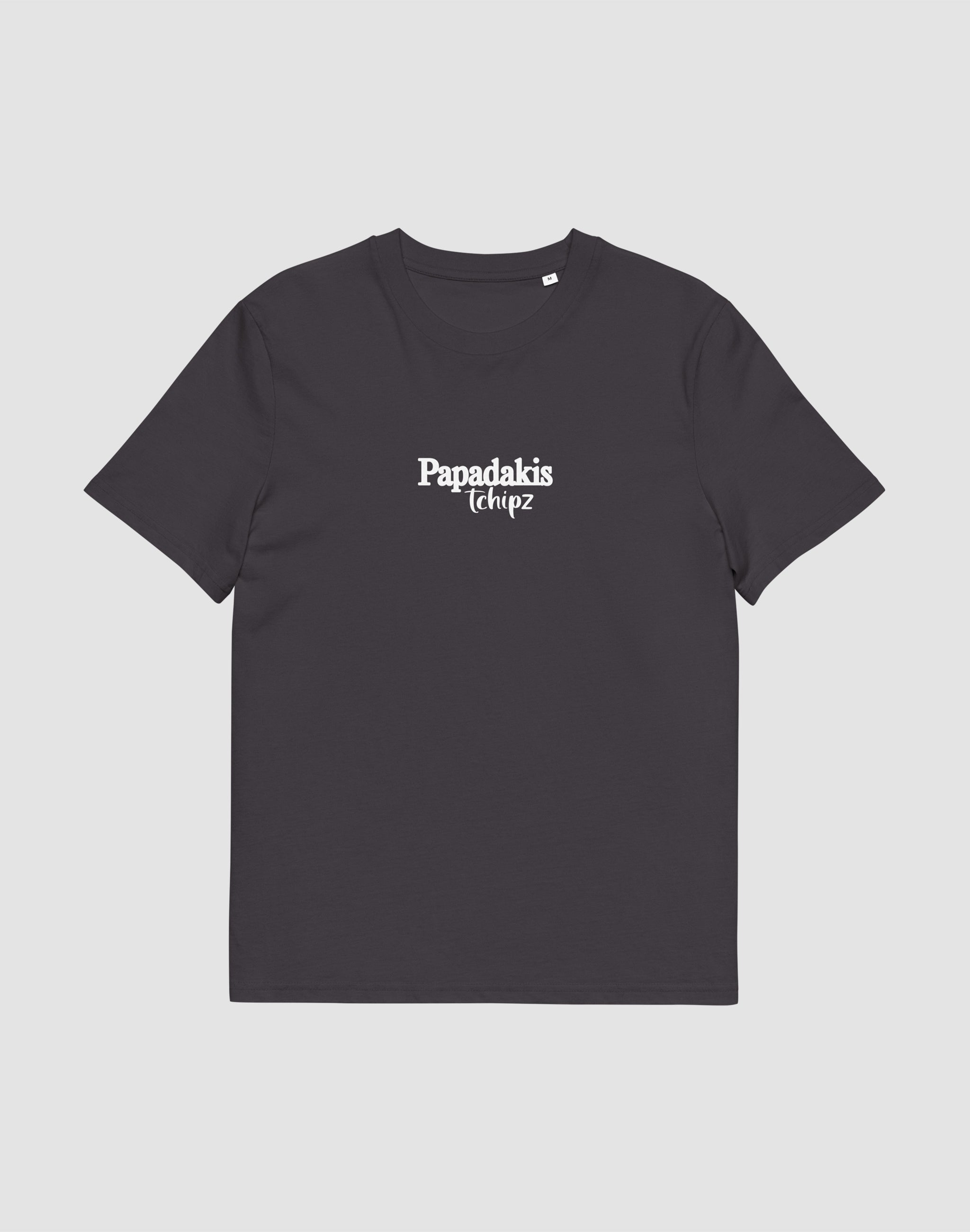 Papadakis Tchipz T-Shirt anthracite middle chest print sponsor — PERAMA Sponsors