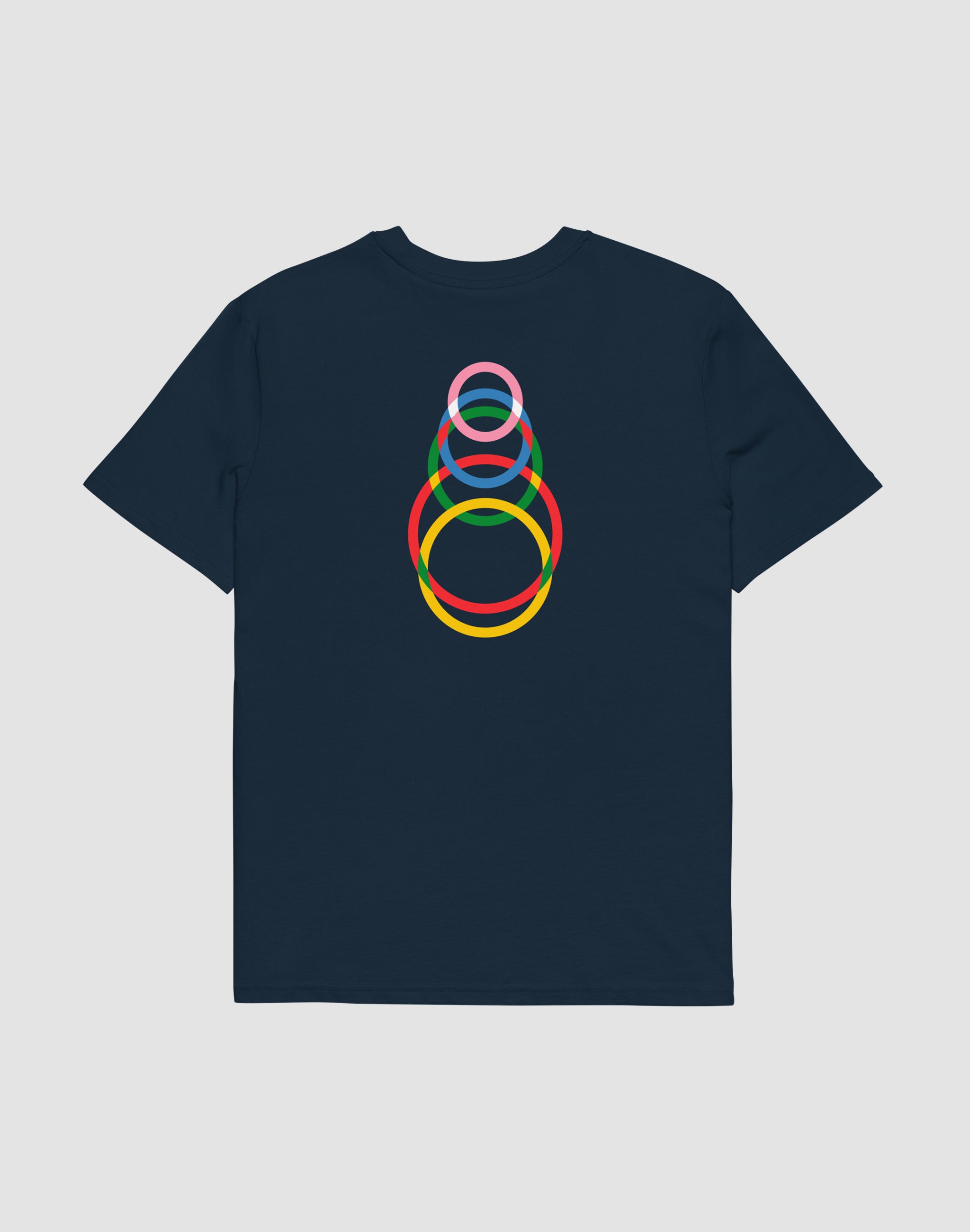 Speedball T-Shirt back print french navy — PERAMA Classics