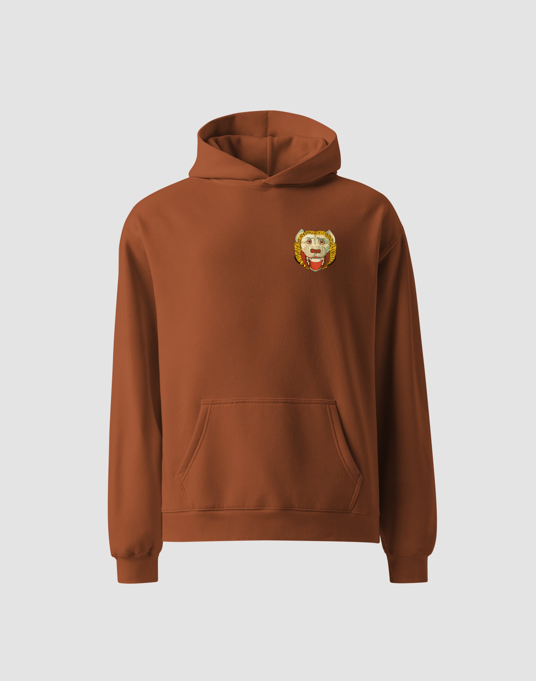 Thespis Hoodie front clay— PERAMA Classics