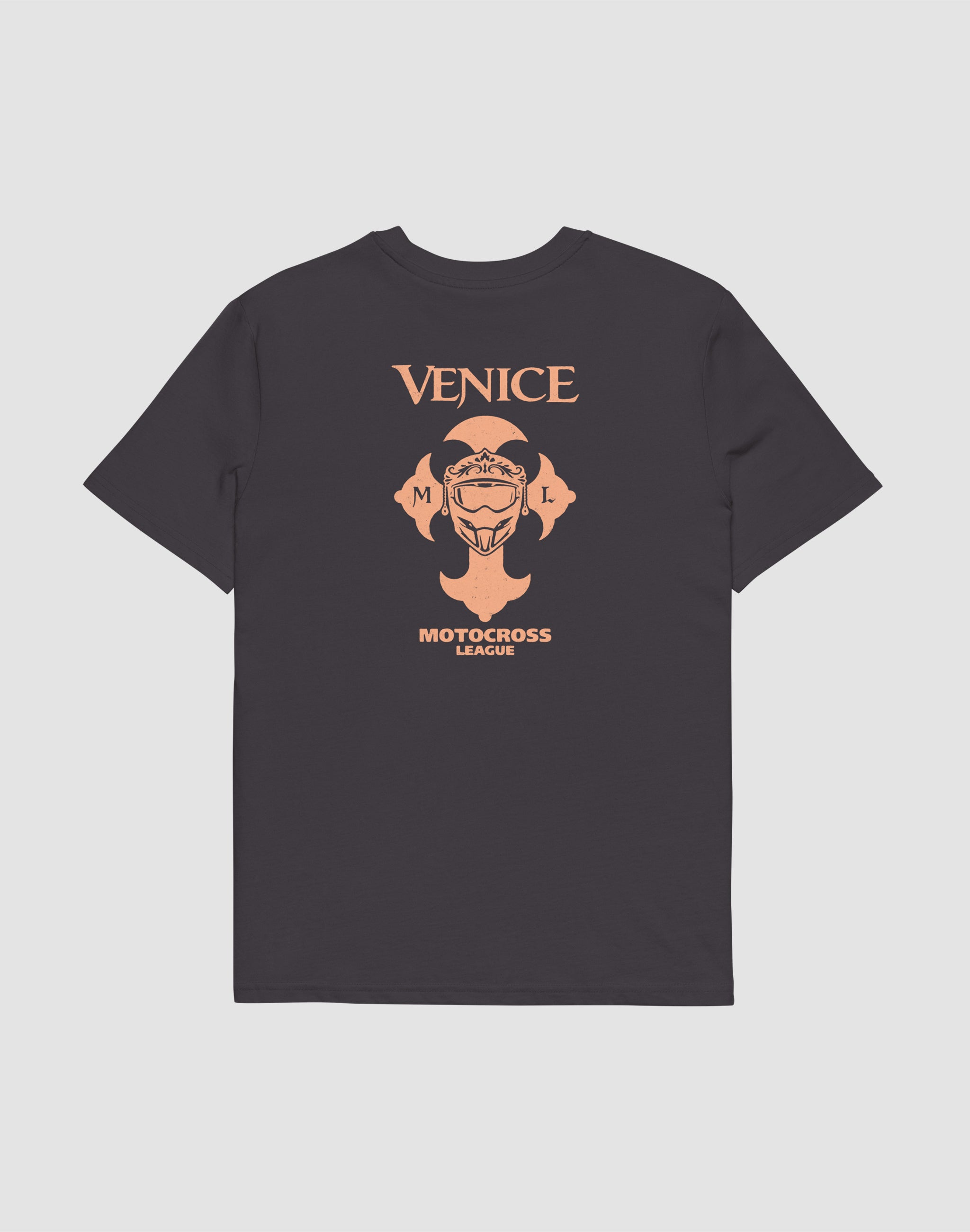Venice Motocross League Uniform anthracite T-Shirt back print — PERAMA Federations