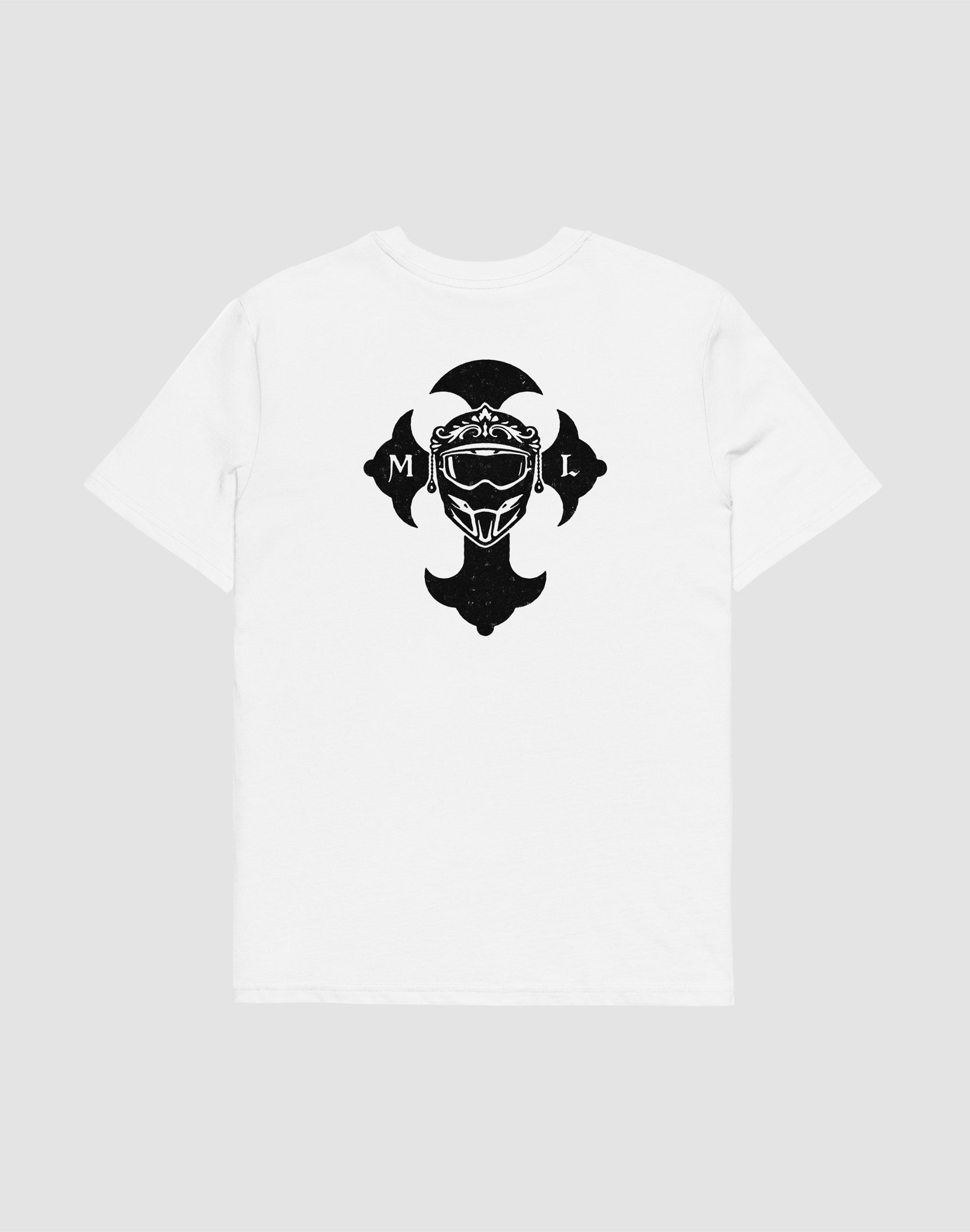Venice Motocross League Clubwear T-white Shirt back print — PERAMA Federations