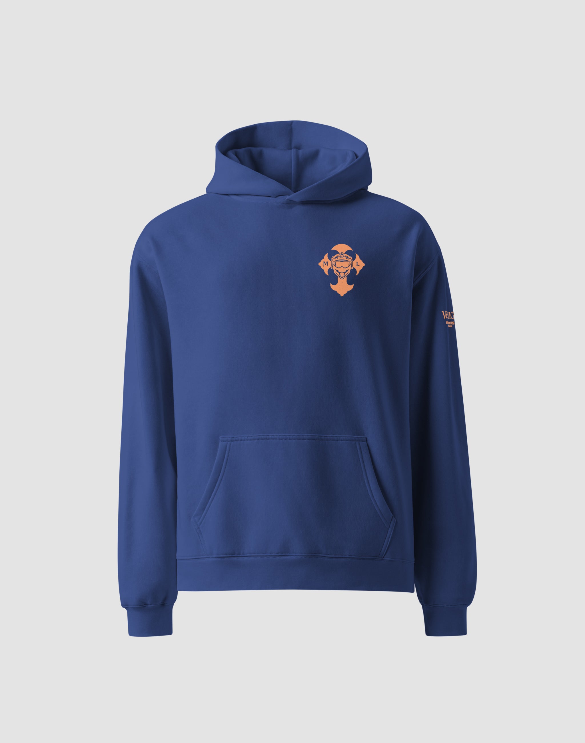 Venice Motocross League uniform hoodie blue front print — PERAMA Federations
